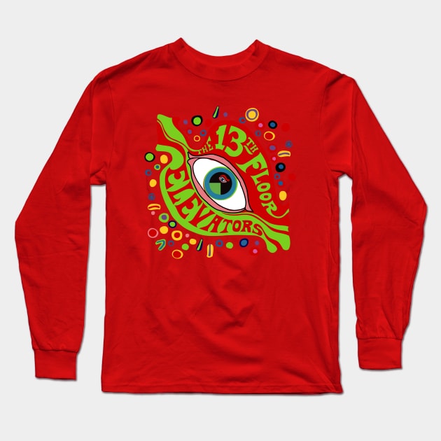 The 13th Floor Elevators - Psychedelic Rock Long Sleeve T-Shirt by EverGreene